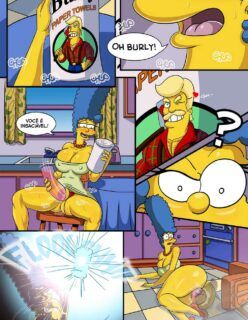 Os Simpsons Hentai - As Fantasias Sexuais de Marge - Foto 2