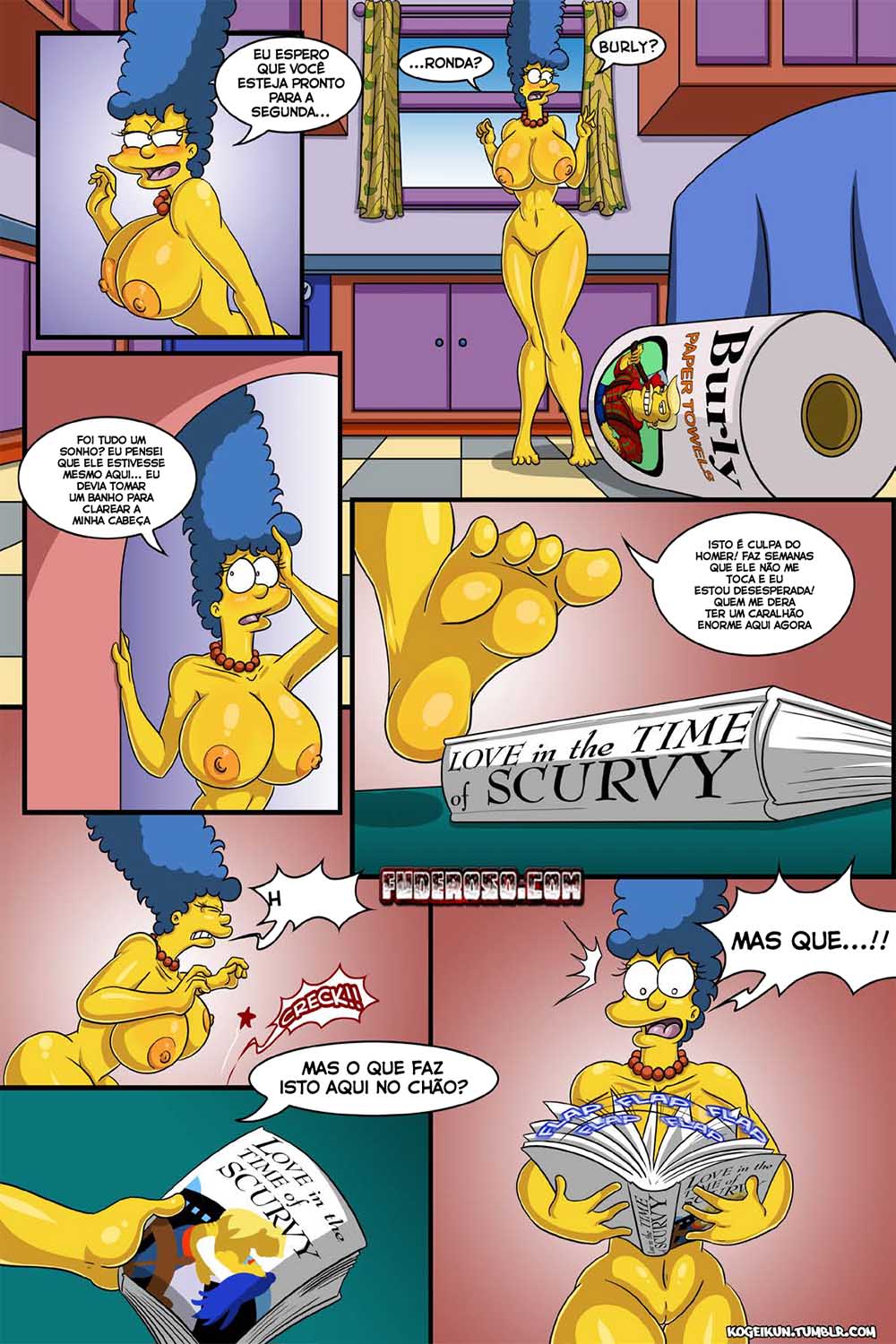 Os Simpsons Hentai - As Fantasias Sexuais de Marge