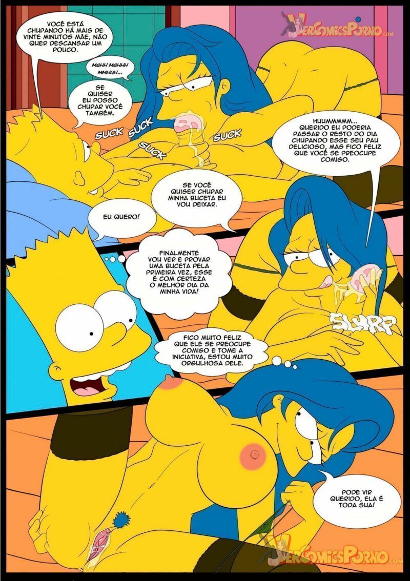 Simpsons Porno - Comendo Minha Mãe