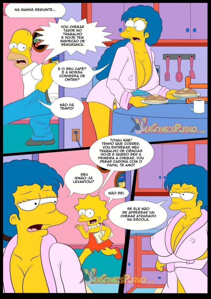 Simpsons Porno - Comendo Minha Mãe