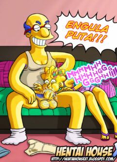 Milhouse Gozando na boca da Lisa Simpsons - Foto 7